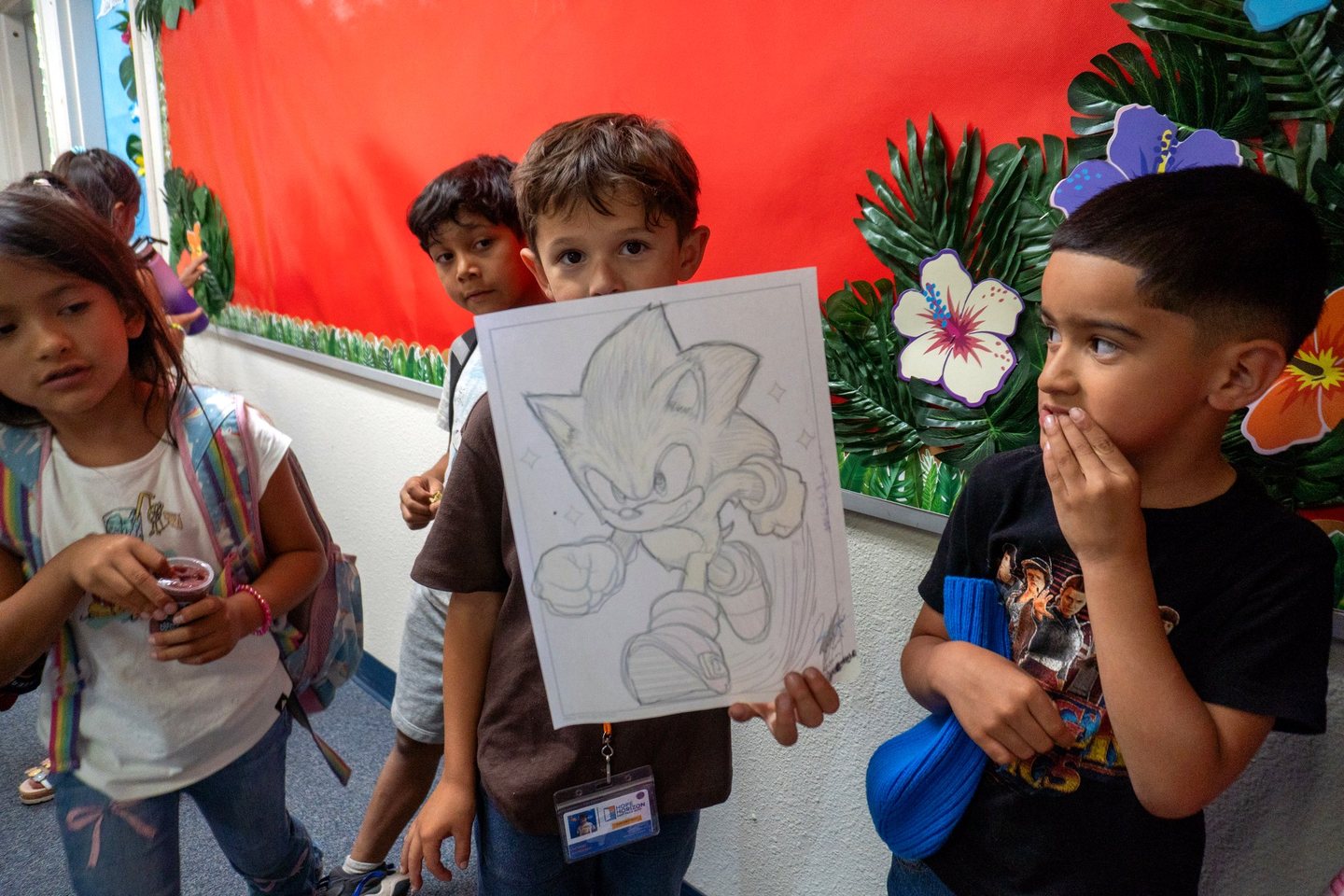 Hope Horizon students proud of the artwork they made