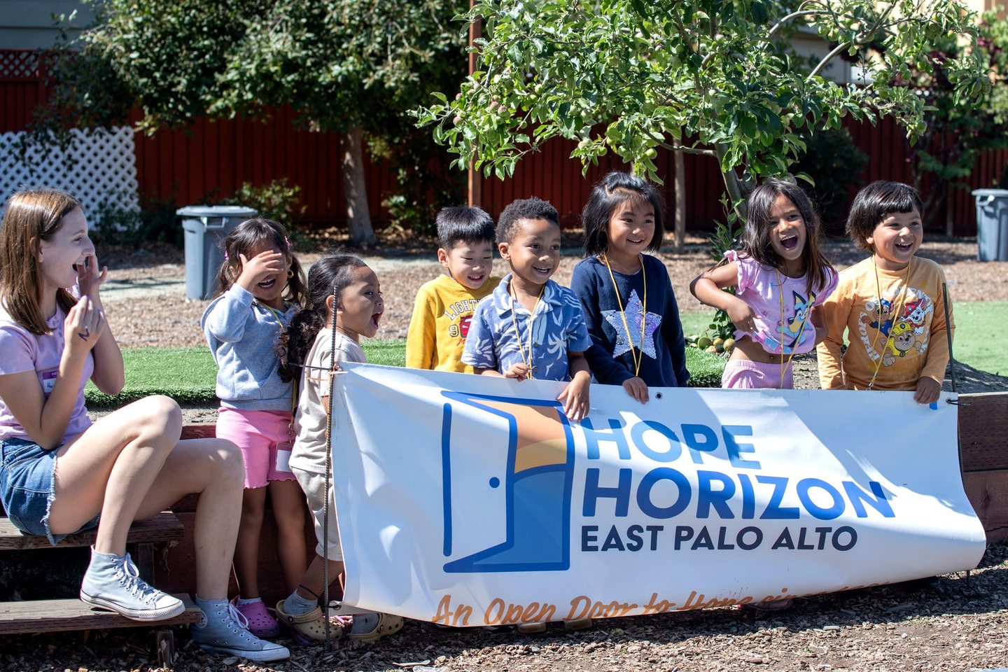 East Palo Alto students at Hope Horizon